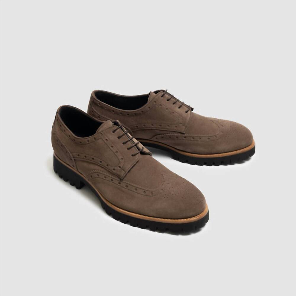 NEW SCARPE DI BIANCO men's montagnana oxford shoes in dark bark